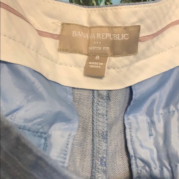 Blue linen pants - Picture 2 of 3